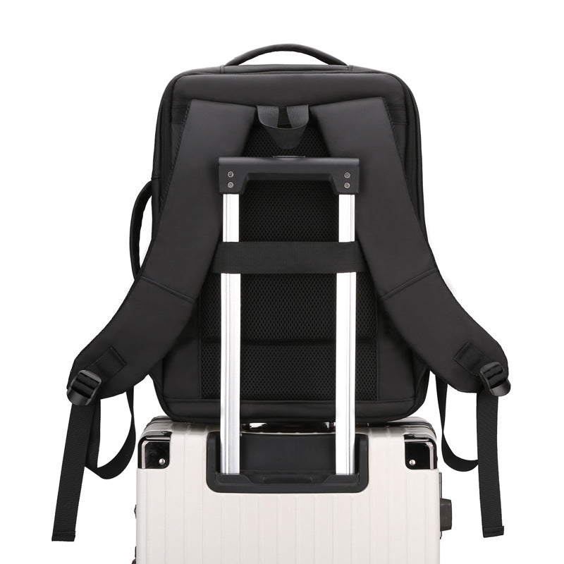 Men's Unique Extended Fashion Commuter Computer Backpacks
