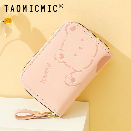 Women's Kaila Chain Mini Slot Expanding Cartoon Card Holder
