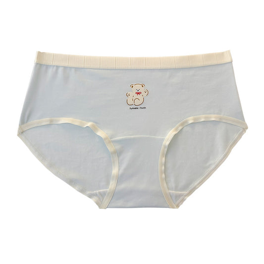Women's Bear Underwear Cotton Crotch Comfortable Less Panties