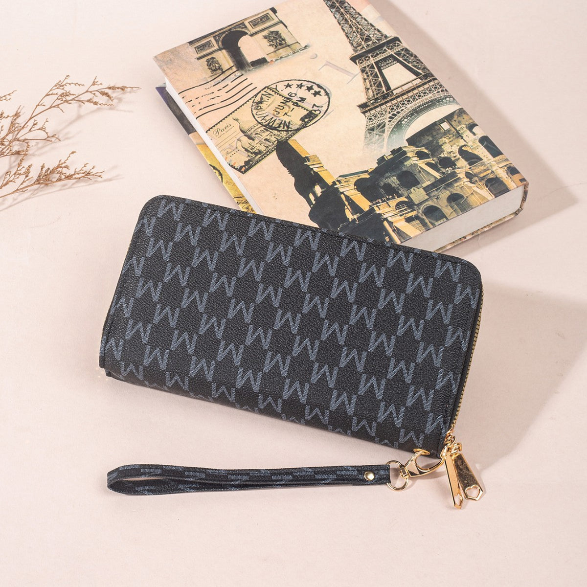 Women's Printed Fashion Simple Stylish Versatile Element Ladies Wallet