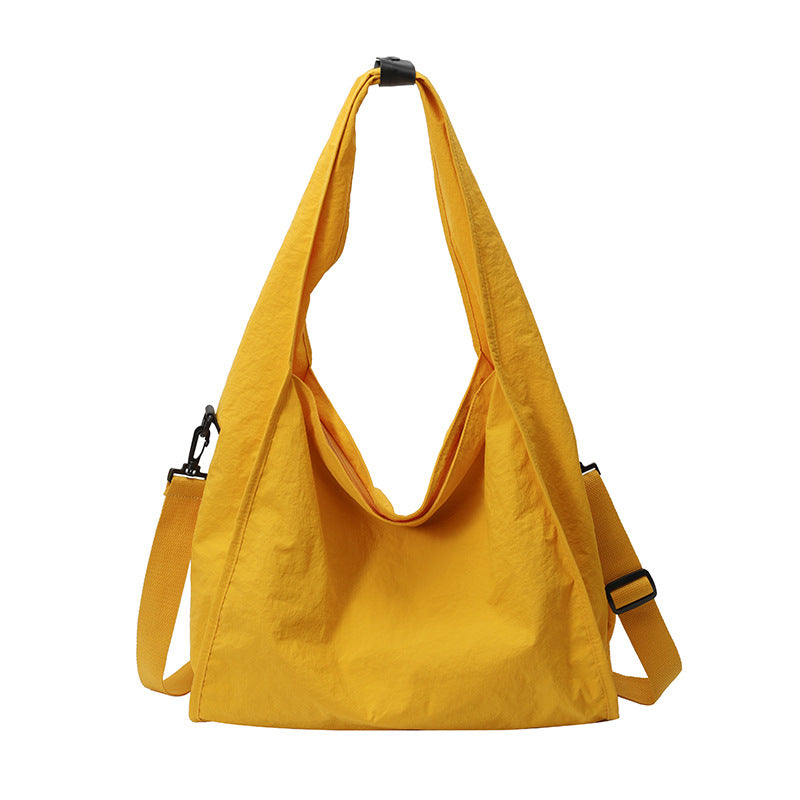 Creative Charming Korean Minimalist Solid-color Cloth Women's Shoulder Bag
