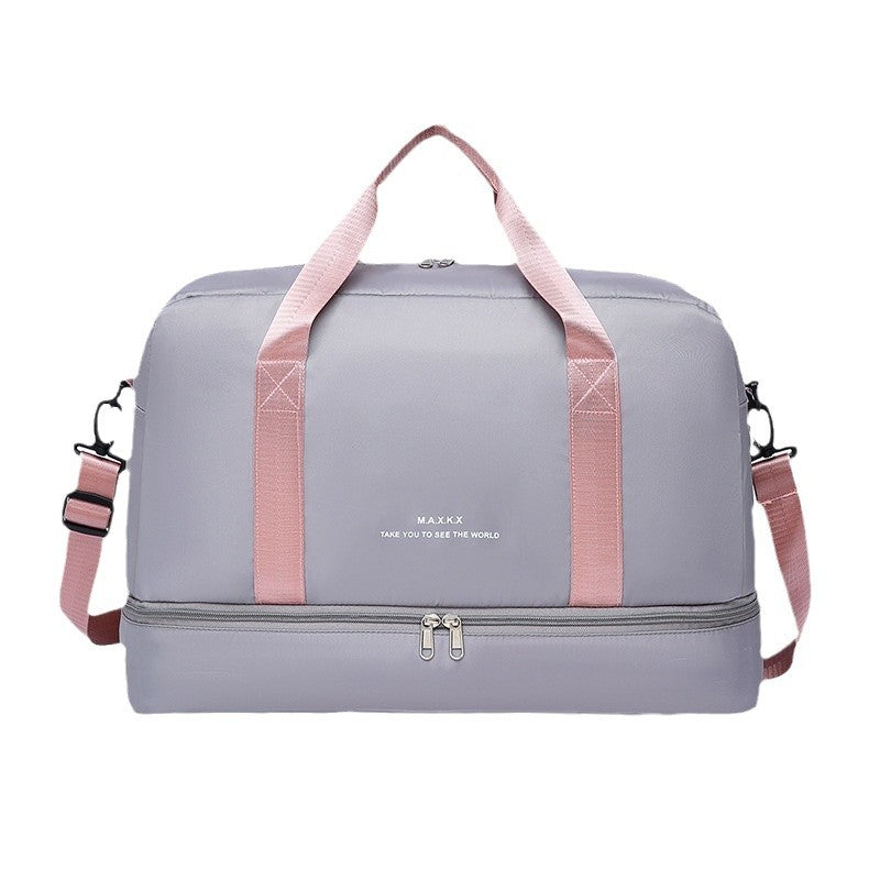 Women's Independent Shoe Warehouse High Sense Dry Wet Separation Travel Bags