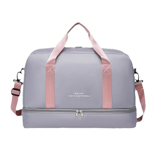 Women's Independent Shoe Warehouse High Sense Dry Wet Separation Travel Bags