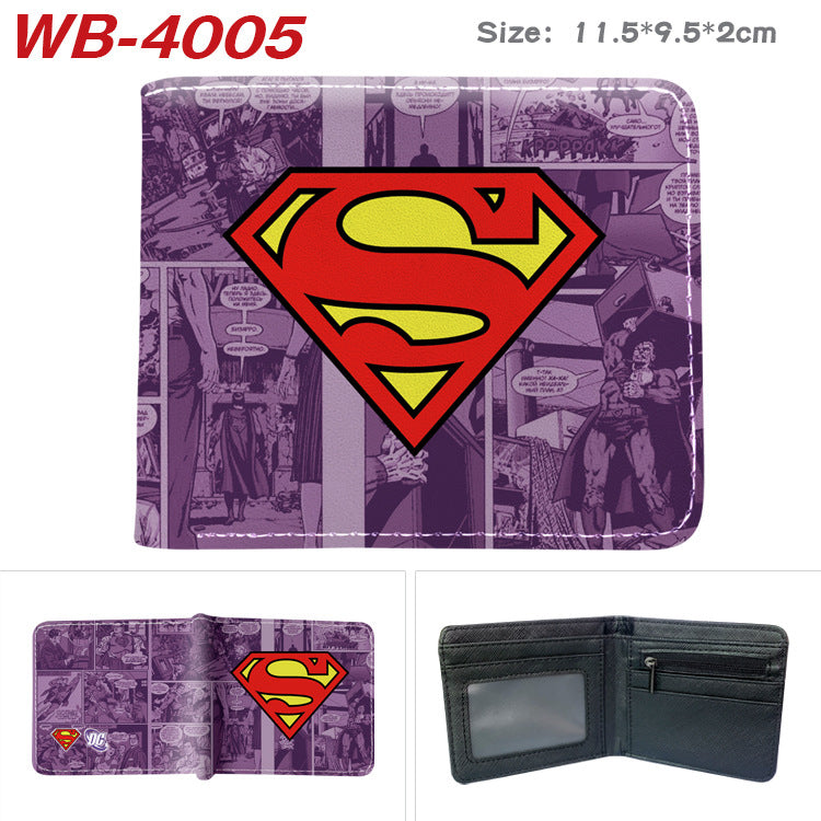 Women's & Men's & Series Super Hero Derivatives Cartoon Men's Wallets
