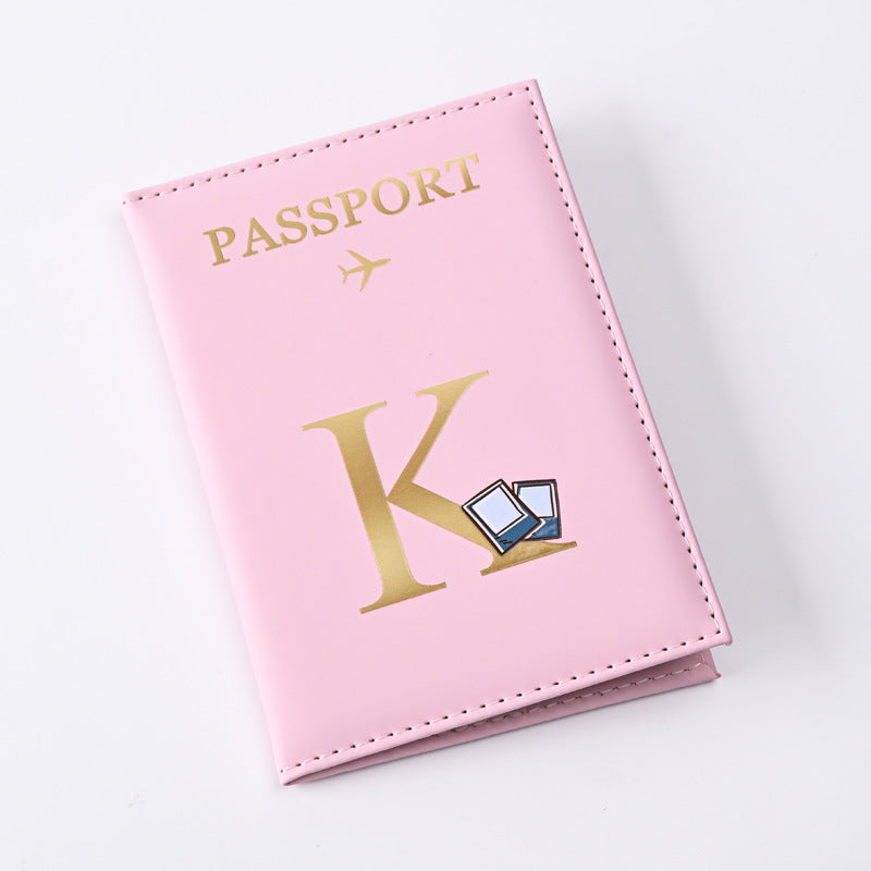 Creative Color Printing Letter Leather Multifunctional Card Holder