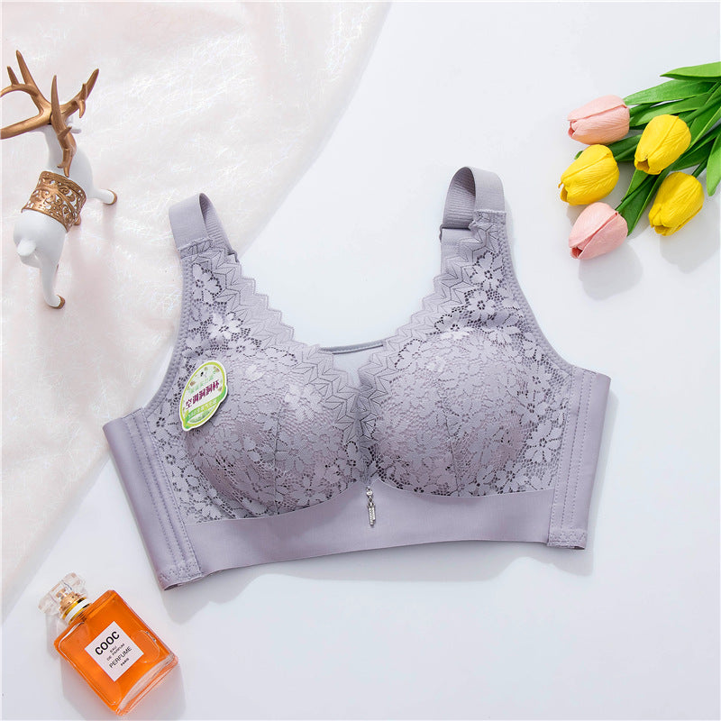 Top Full Coverage Breast Holding Adjustable Thin Bras
