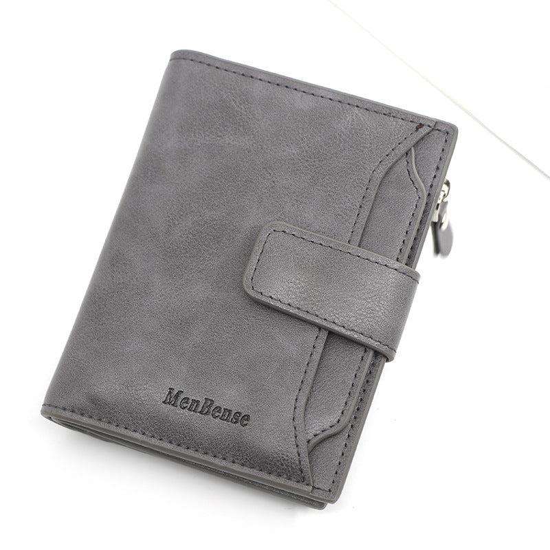Men's Car Drawing Vertical Loose Leaf With Insert Men's Wallet