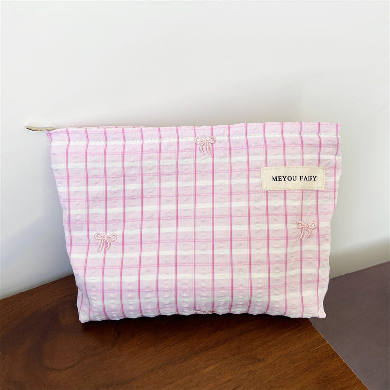 Fresh Large Capacity Portable Skin Care Buggy Liner Makeup Bag