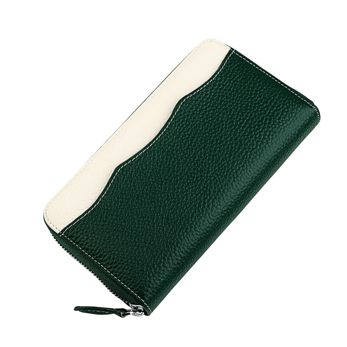 Women's Swiping Leather Long Style Expanding Clutch Ladies Wallet