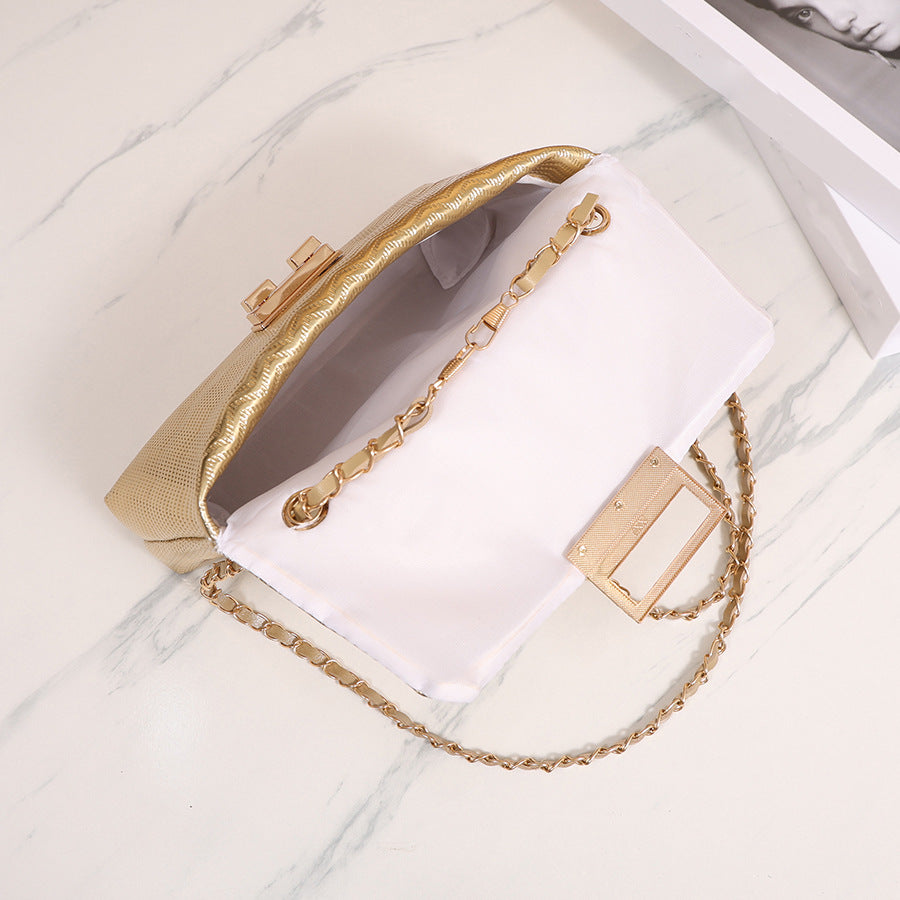 Affordable Luxury Fashion Simple Quilting Embroidered Pouch Bags