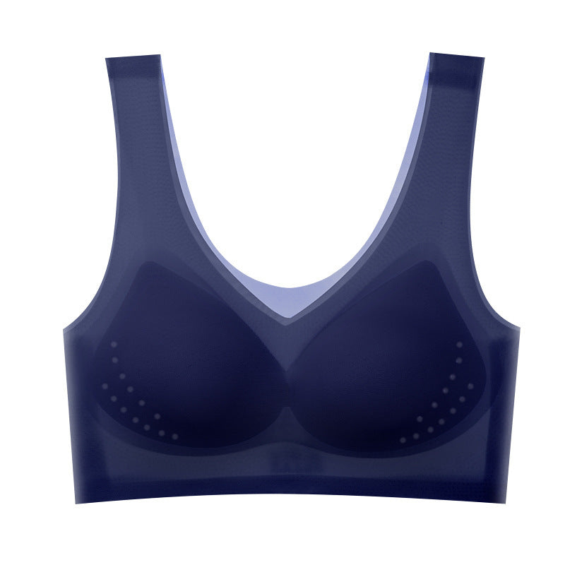 Mesh Cup Seamless Ice Silk Underwear Tanks Camis