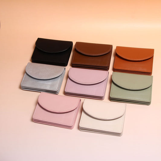 Women's Korean Short Solid Color High Sense Ladies Wallets