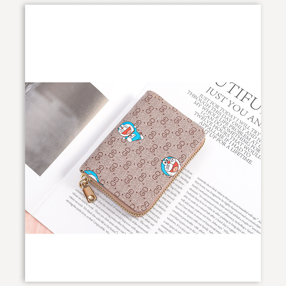 Clamp Swiping Certificate Male Short Large Card Holder