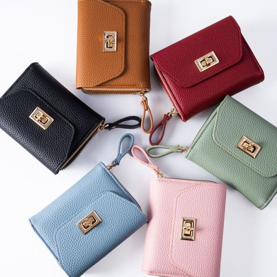 Women's Color For Versatile Premium Large Capacity Multiple Slots Good-looking Ladies Wallet