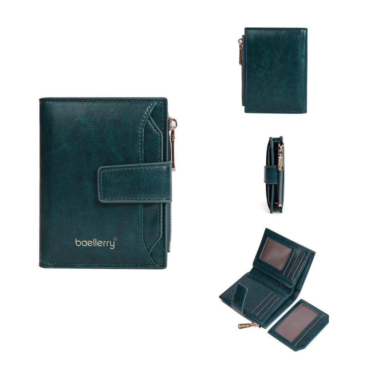 Women's High-grade Integrated Oil Fashion Female Card Holder