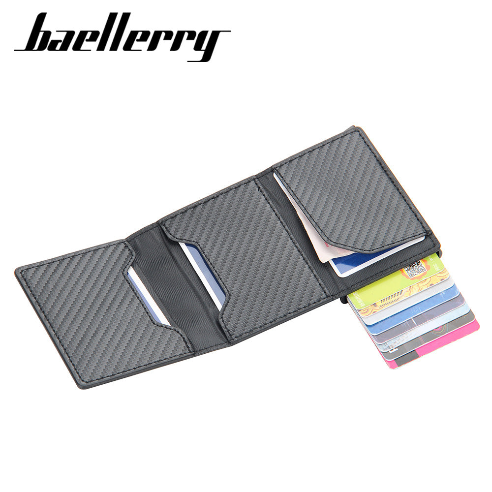 Metal Aluminum Box Short Credit Bank Card Holder
