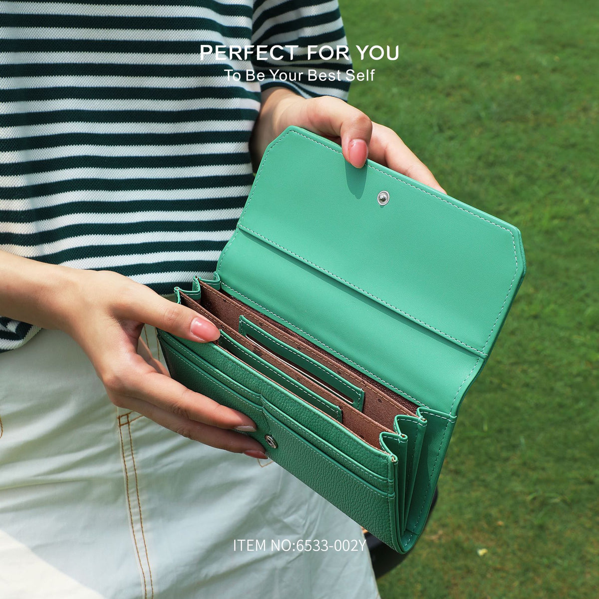 Women's Long Multifunction Clutch Large Capacity Multiple Handbags