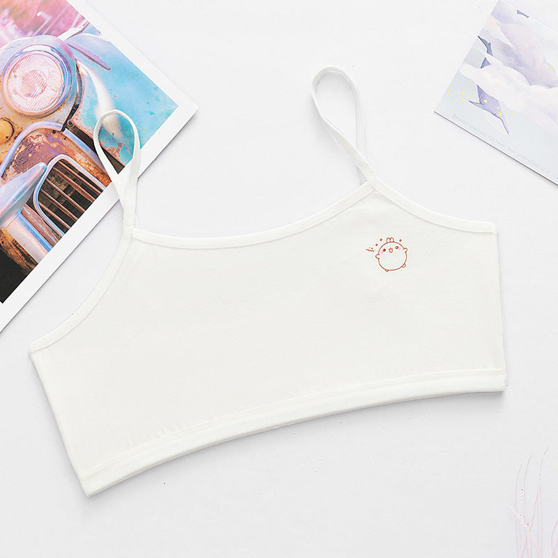 Cotton Development Period Vest Female Underwear Bras