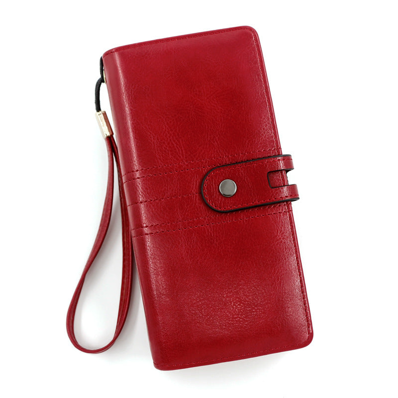 Women's Long Business Fashion Clutch Large Capacity Ladies Wallet