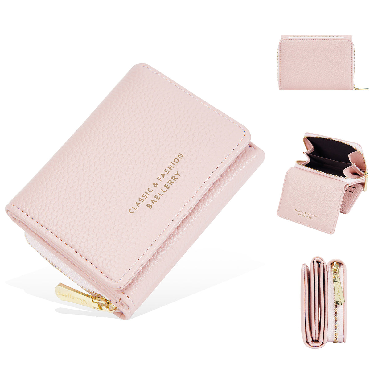 Women's Three Fold High Sense Multiple Slots Ladies Wallet