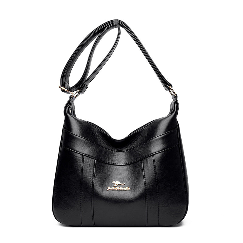 Women's Mother Leather Large Capacity Style Women's Shoulder Bag
