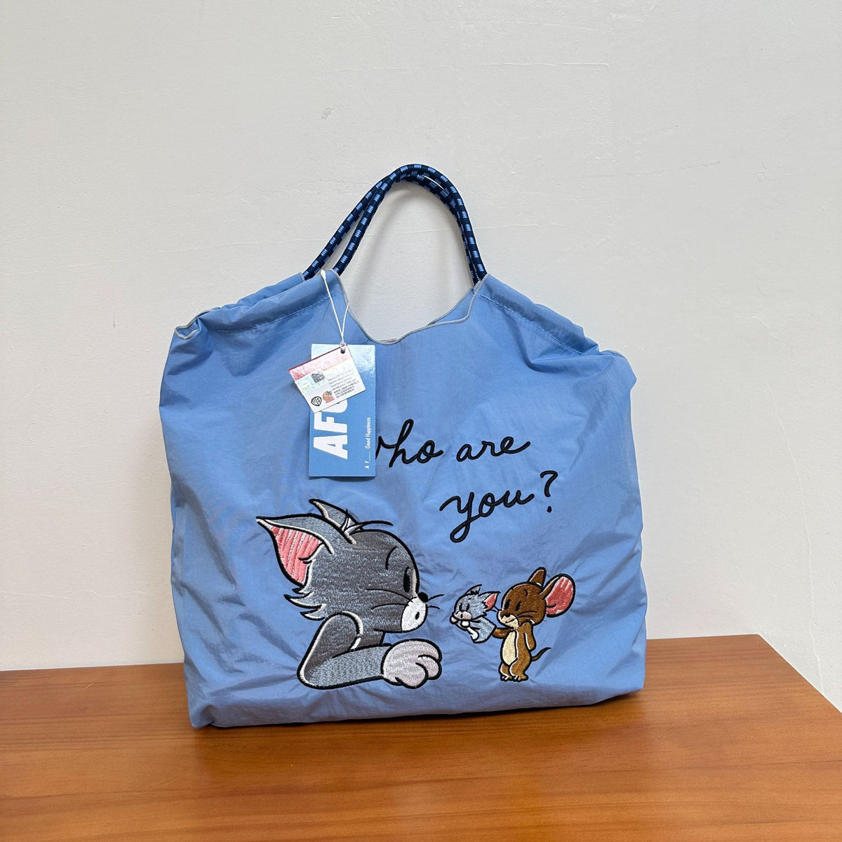 Authorized Embroidered Shopping Female Cartoon Fashion Portable Shoulder Bags
