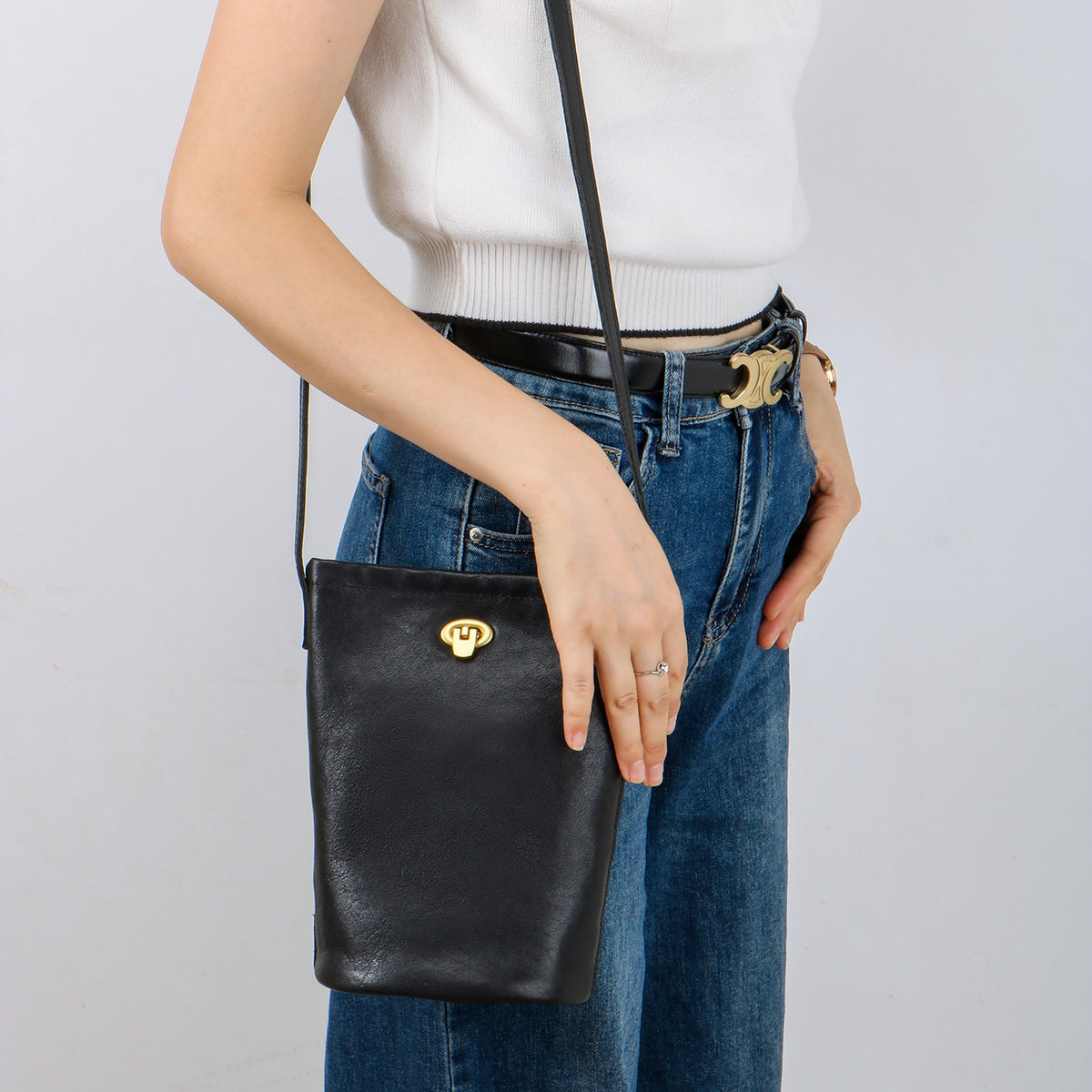 First Layer Cattlehide Leather Fashion Female Vegetable Tanned Soft Versatile Women's Messenger Bag