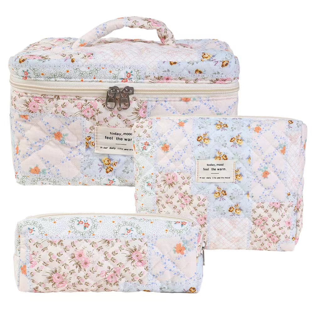 Large Capacity Portable Floral Storage Quilting Bags