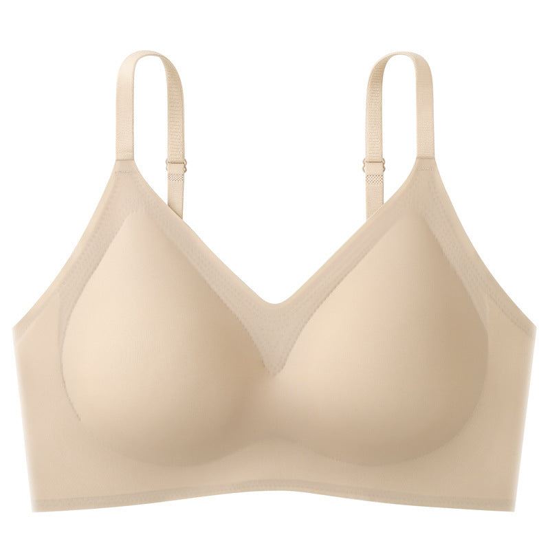 Women's Shoulder Strap Jelly Underwear Seamless Wireless Bras