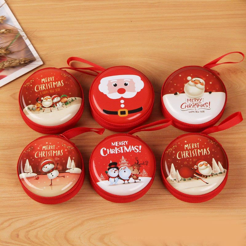 Mini Round Zipper Rabbit Storage Earphone Purses