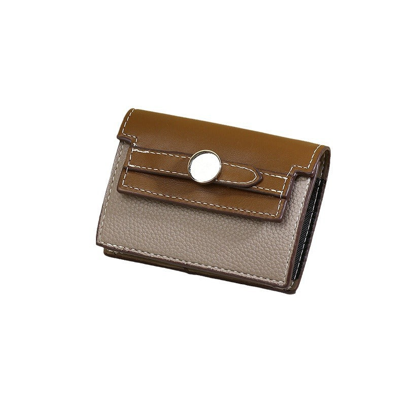Simple Korean Style Multiple Slots Exquisite Ladies Wallet
