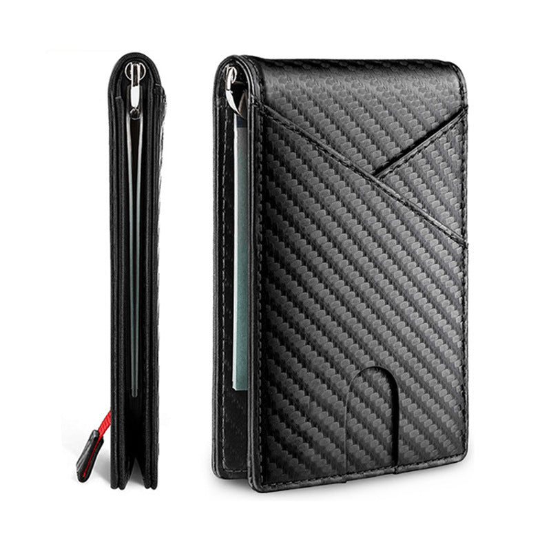 Creative Cool Men's Carbon Fiber Business Men's Wallets
