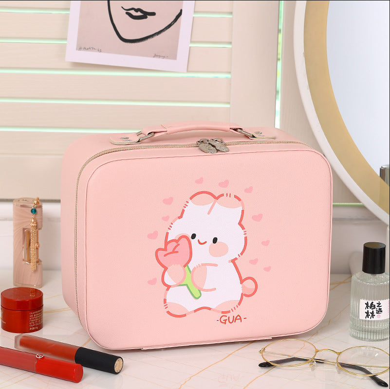 Hand Gift Suitcase Portable Makeup Storage Cosmetic Bags