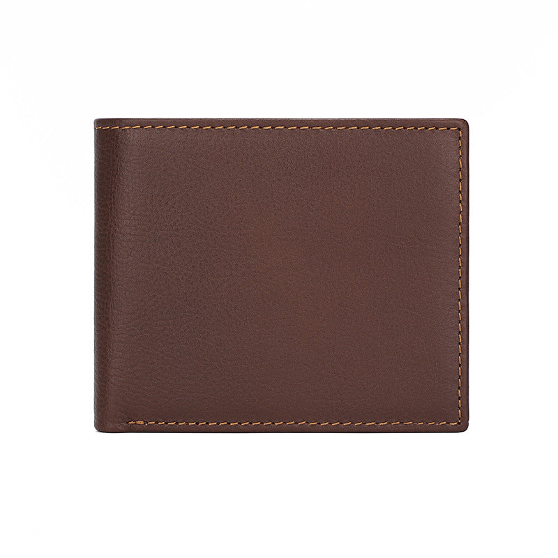 Men's Retro Cowhide Multi Slots Genuine Leather Men's Wallets