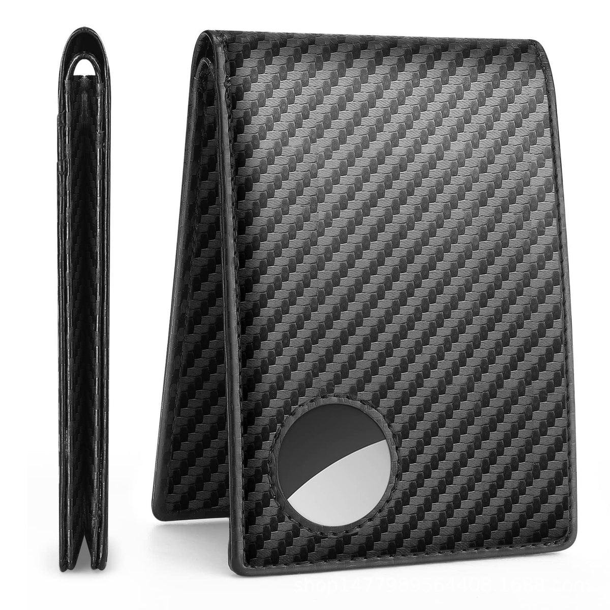 Men's Positioning Tracker Multiple Slots Swiping Bank Men's Wallets
