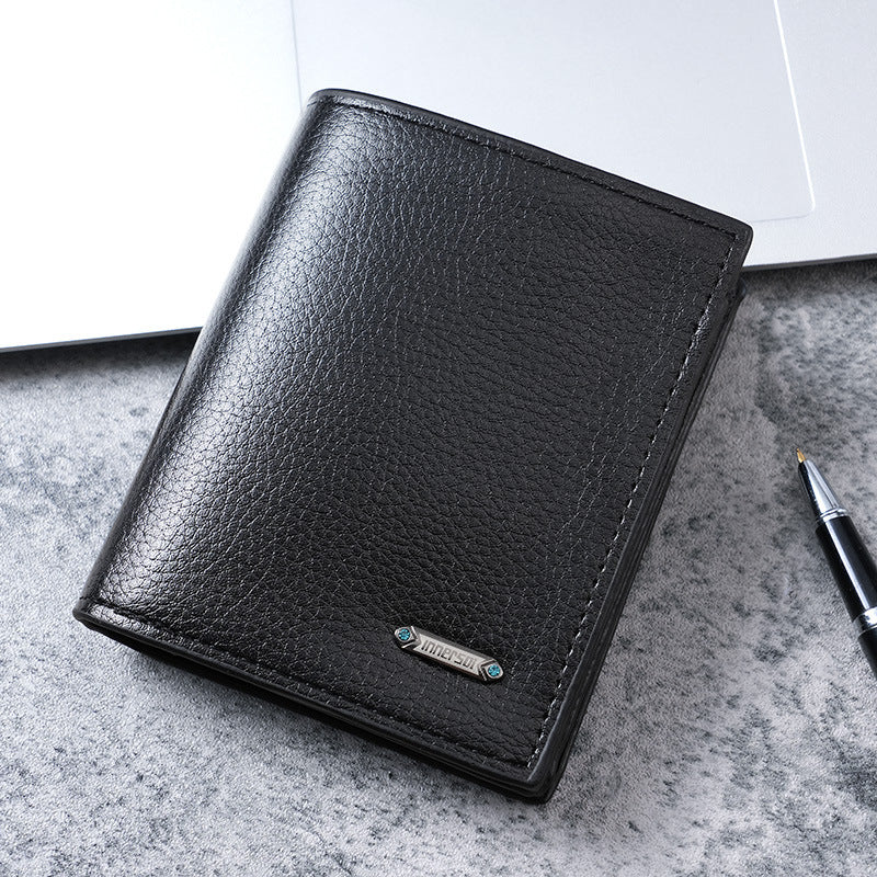 Men's Unique Attractive Durable Simple Short Men's Wallets