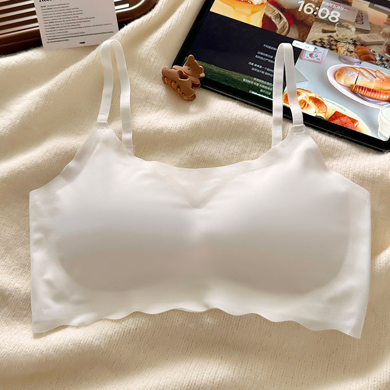 Women's Seamless Beautiful Back Comfortable Side Drawing Everyday Bras