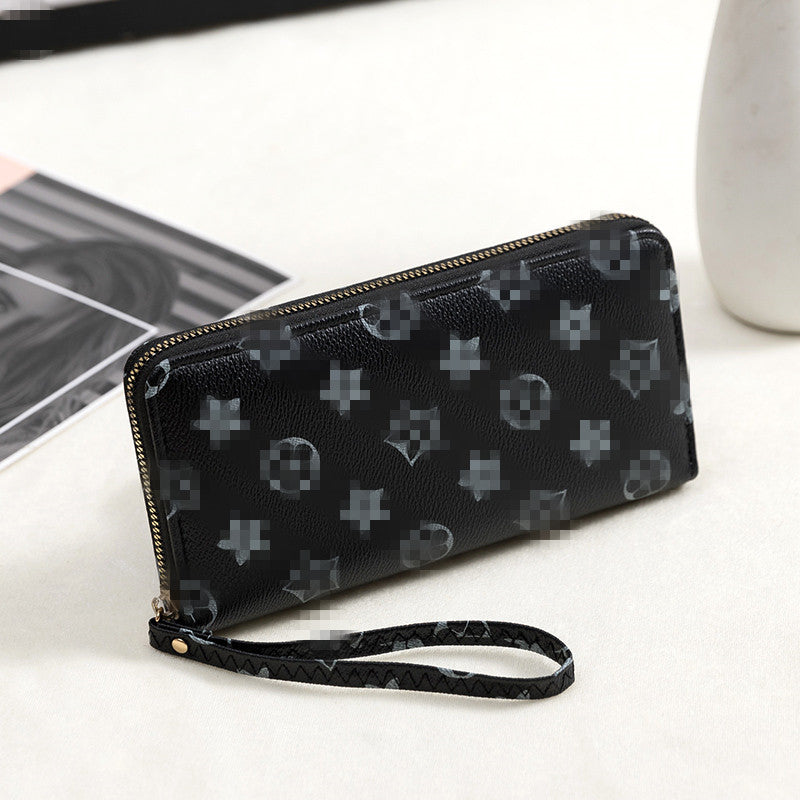 Mickey Zipper Printing Certificate Korean Style Western Ladies Wallets