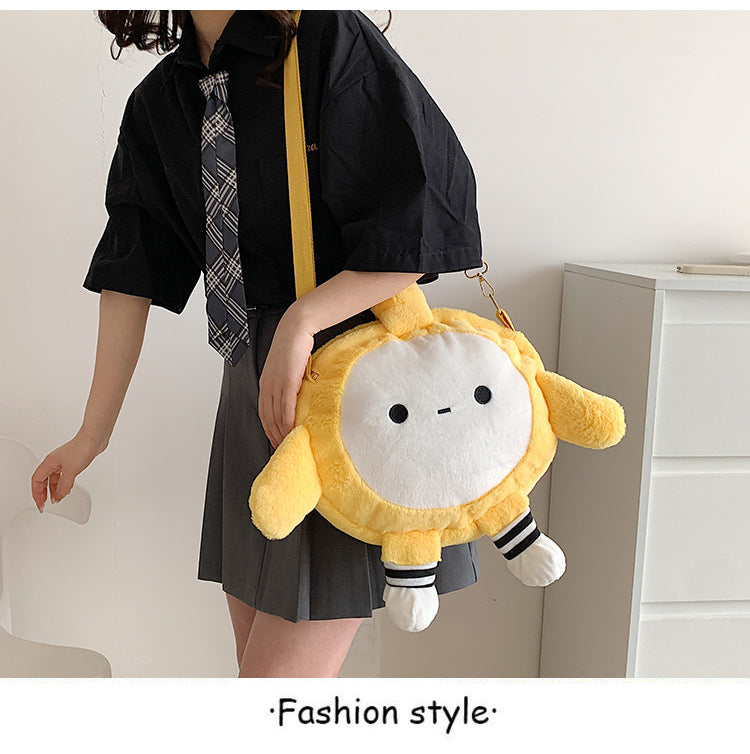 Women's Plush Clow Make-up Cute Birthday Bags