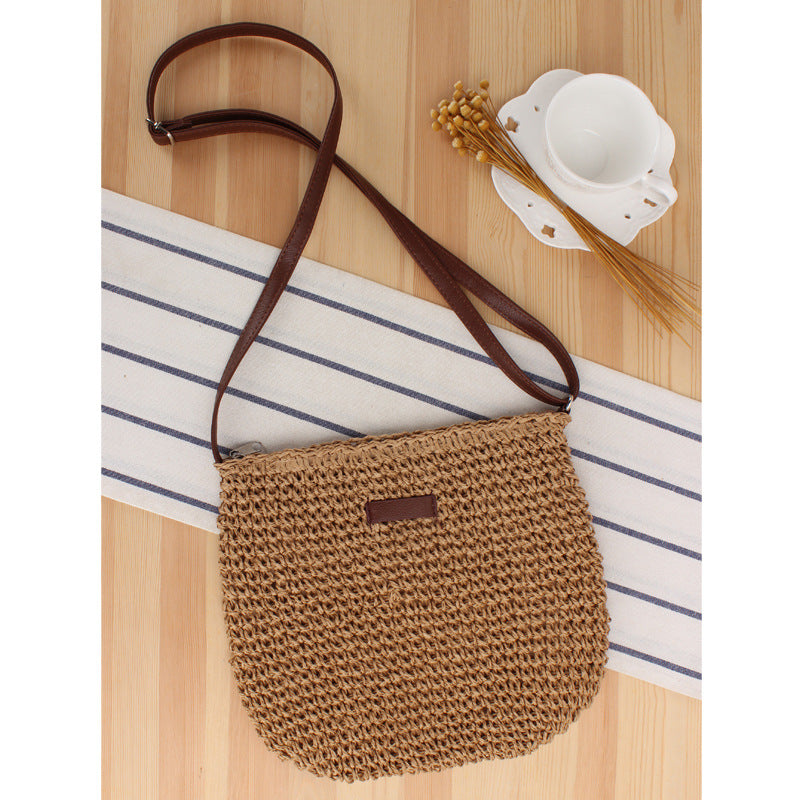 Niche Commuter Woven Korean Fashion Beach Handbags