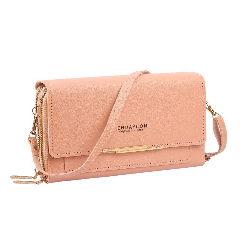 Women's Fashion Large Capacity Mid-length Clutch Ladies Wallet
