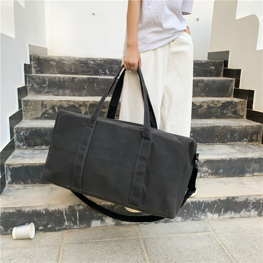 Women's & Men's & Canvas Large Capacity Portable Foldable Long Short Distance Travel Bags