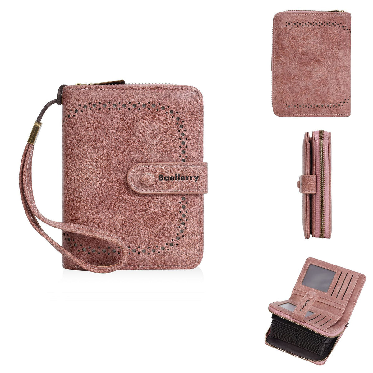 Women's High-grade Retro Organ Style Fashion Zip Ladies Wallet