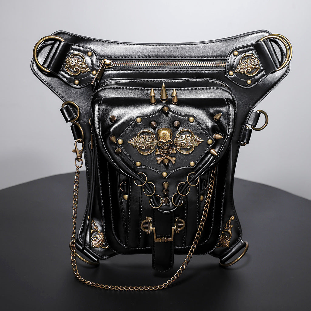 Graceful Durable Motorcycle Skull Vintage Mobile Women's Messenger Bag
