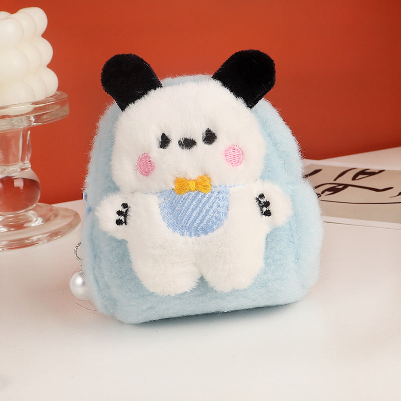 Cute Dog Three-dimensional Earphone Claw Machine Coin Purses