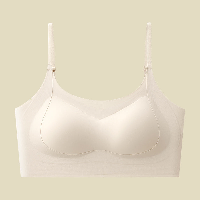 Small Breast Exaggerating Lifting Gathered Without Trace Tanks Camis
