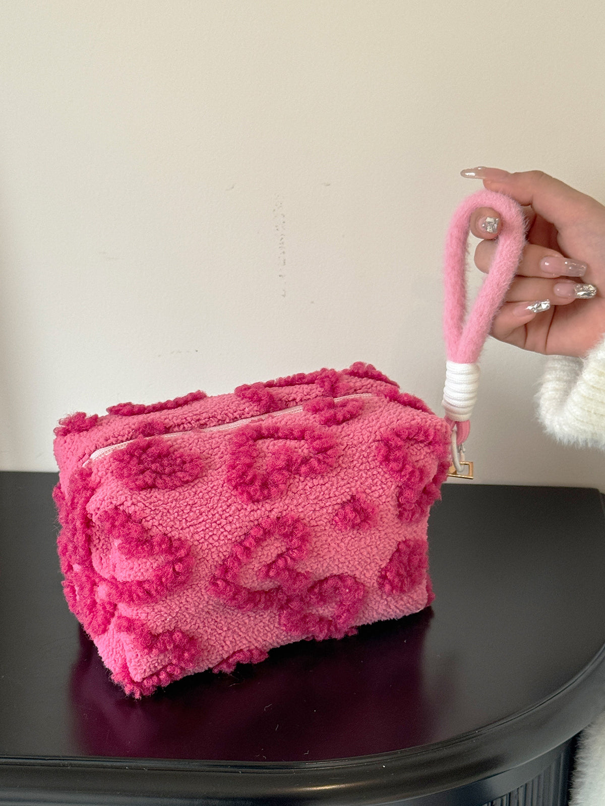 Plush Large Capacity Cute Cosmetics Storage Makeup Bag