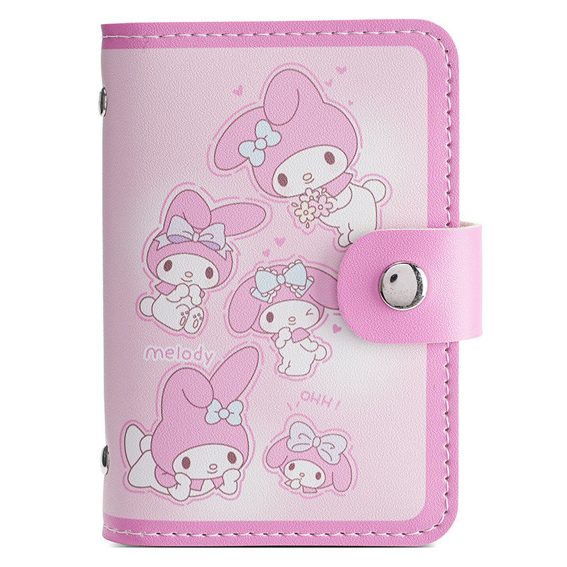 Women's & Men's & Cartoon Cute Personality Large Capacity Card Holder