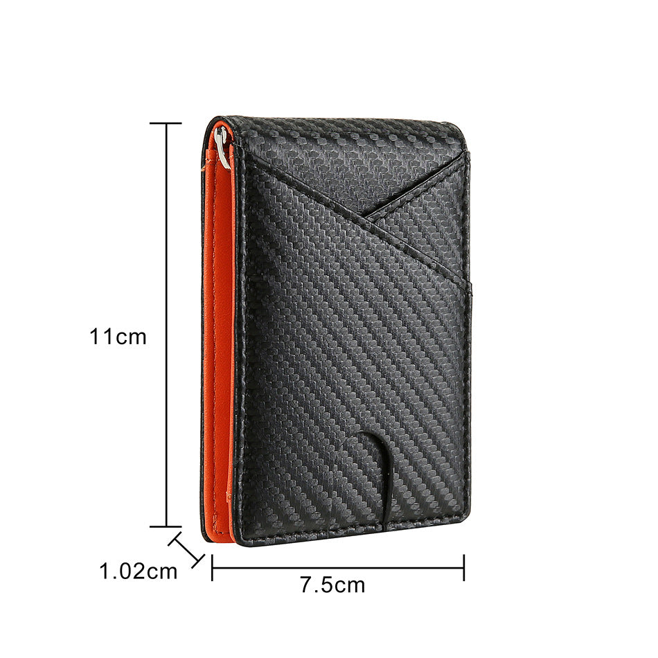 Creative Cool Men's Carbon Fiber Business Men's Wallets