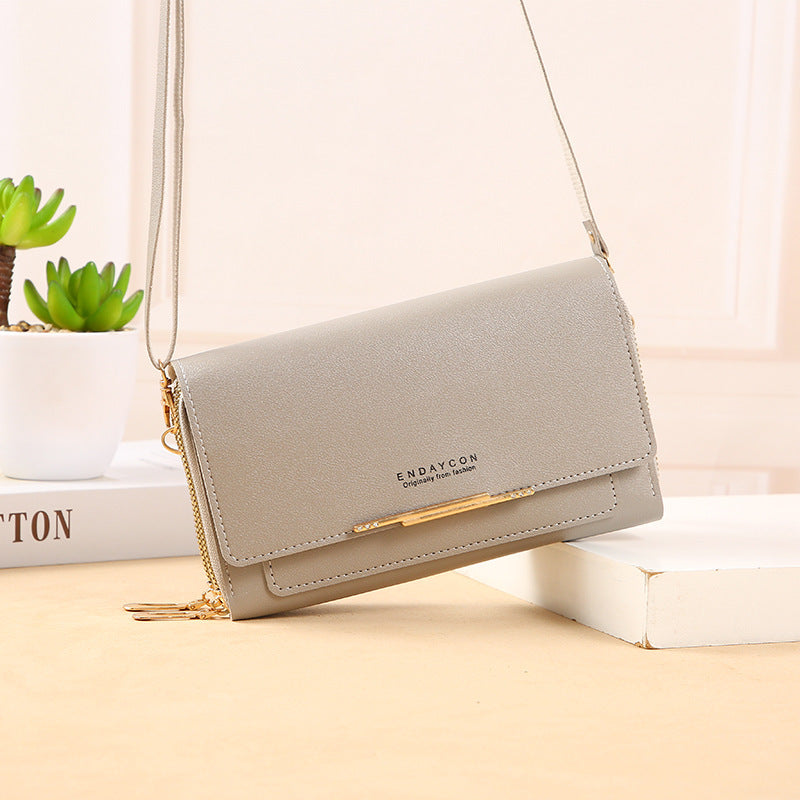 Charming Beautiful Women's Korean Mid-length Clutch Shoulder Bags